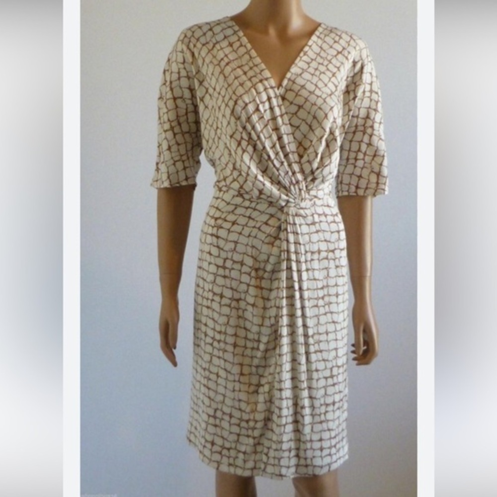 Classiques Entier silk abstract dress size 6